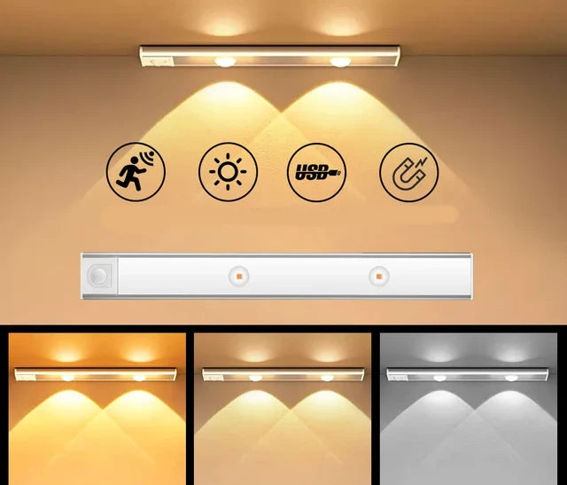 Luminária com detector de movimento SMART LED